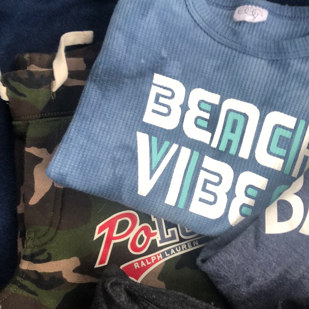 Bundle of boys shirts